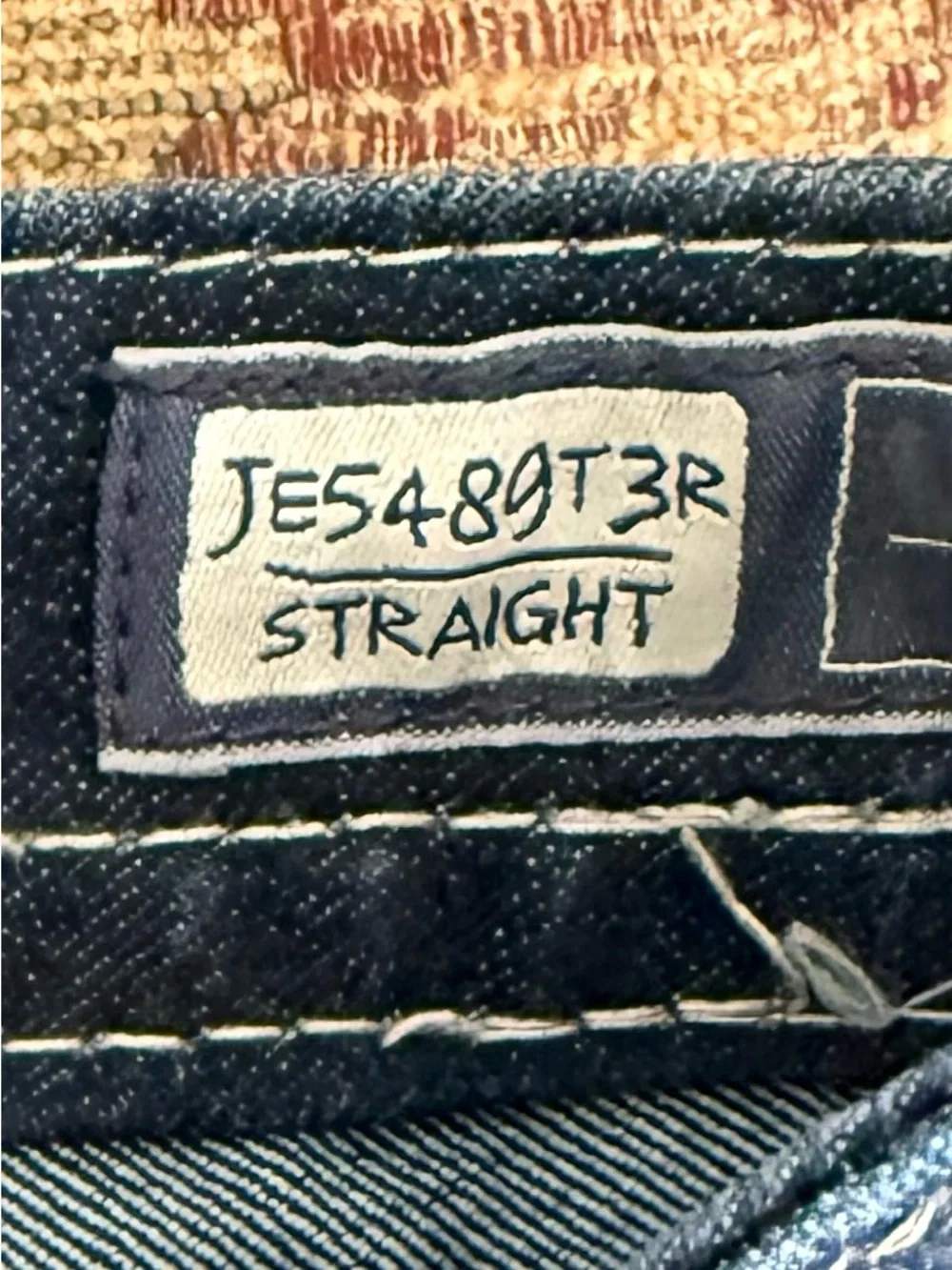 Miss Me Jeans Women's  Bling Pockets JE5489T3L  Straight Denim Blue Size 28 - Picture 3 of 3